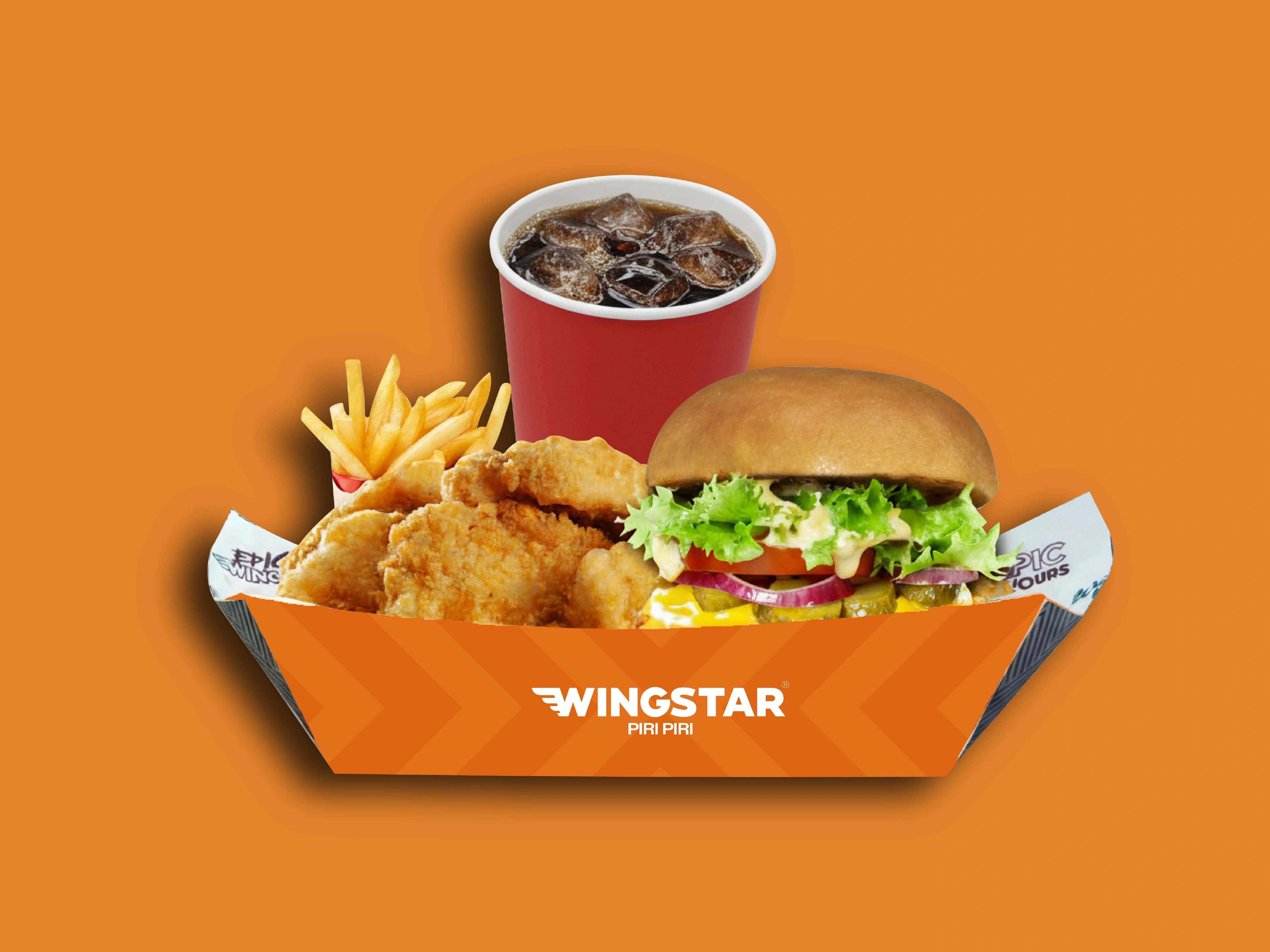 Fried chicken box meal